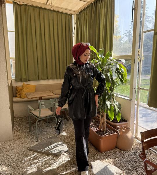 SELİNADA RUGAN DERİ CEKET