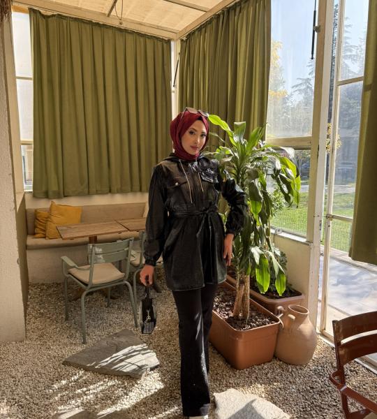 SELİNADA RUGAN DERİ CEKET