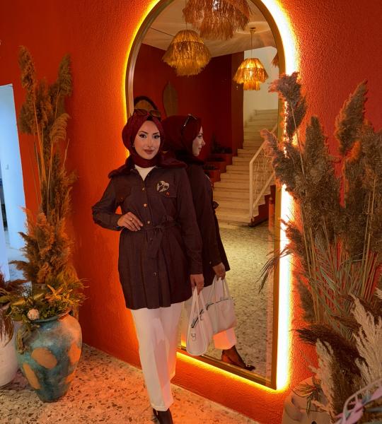 SELİNADA 4205 CEKET BORDO