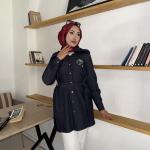 SELİNADA 4205 CEKET LACİVERT