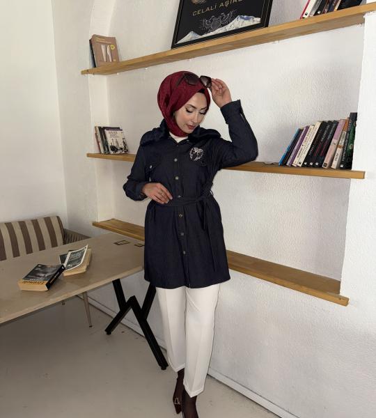 SELİNADA 4205 CEKET LACİVERT