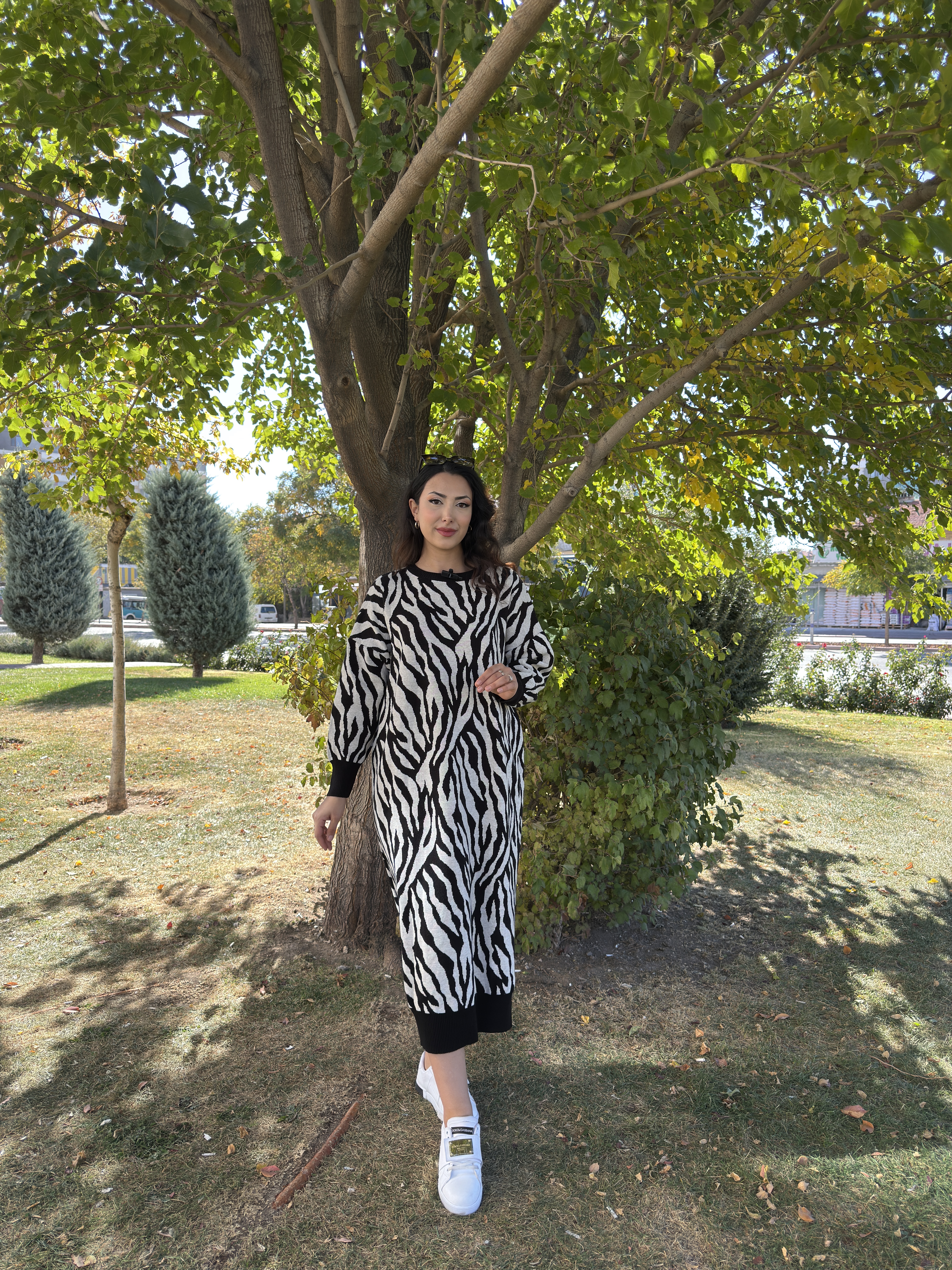 SEE MORE TRİKO ELBİSE SİYAH