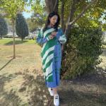 SEE MORE TRİKO ELBİSE MAVİ