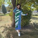 SEE MORE TRİKO ELBİSE MAVİ