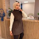 2K GİYİM R24504 KADİFE YELEK