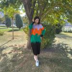 SEE MORE TRİKO ELBİSE TURUNCU