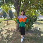 SEE MORE TRİKO ELBİSE TURUNCU