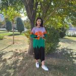 SEE MORE TRİKO ELBİSE TURUNCU